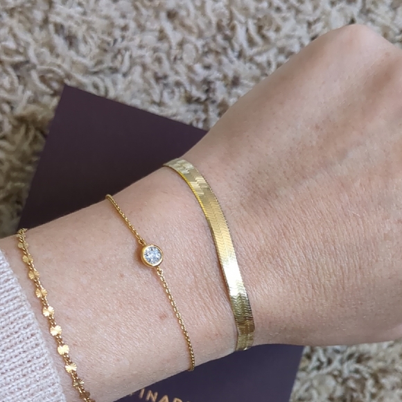 MONICA VINADER Jewelry - Monica vinader Diamond Solitaire Bracelet